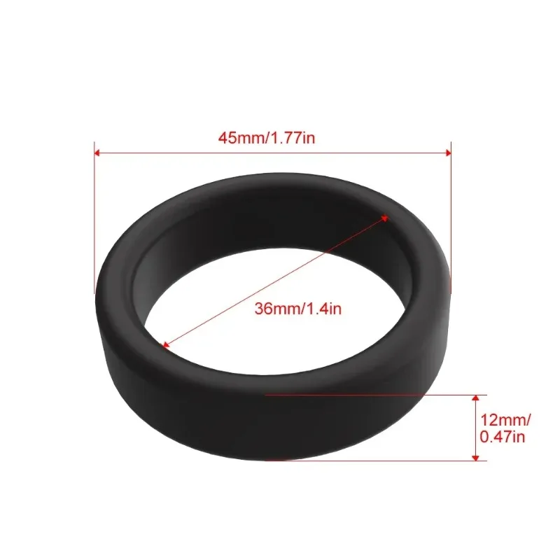 1pcs/set Penis Ring Delay Ejaculation Silicone Reusable Semen Cock Rings on for Men Enlargement Sex Toys For Men Couple Rings - view 3