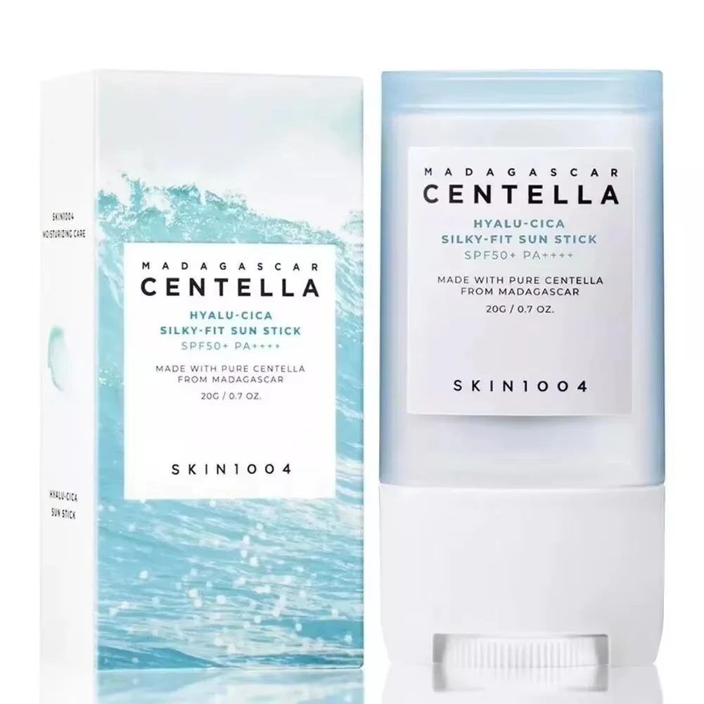 SKIN1004 Korean Centella Hyalu-Cica Silky Sun Stick SPF50+ 20g Soothing Hydrating Silky Smooth No White UV Protection Skincare