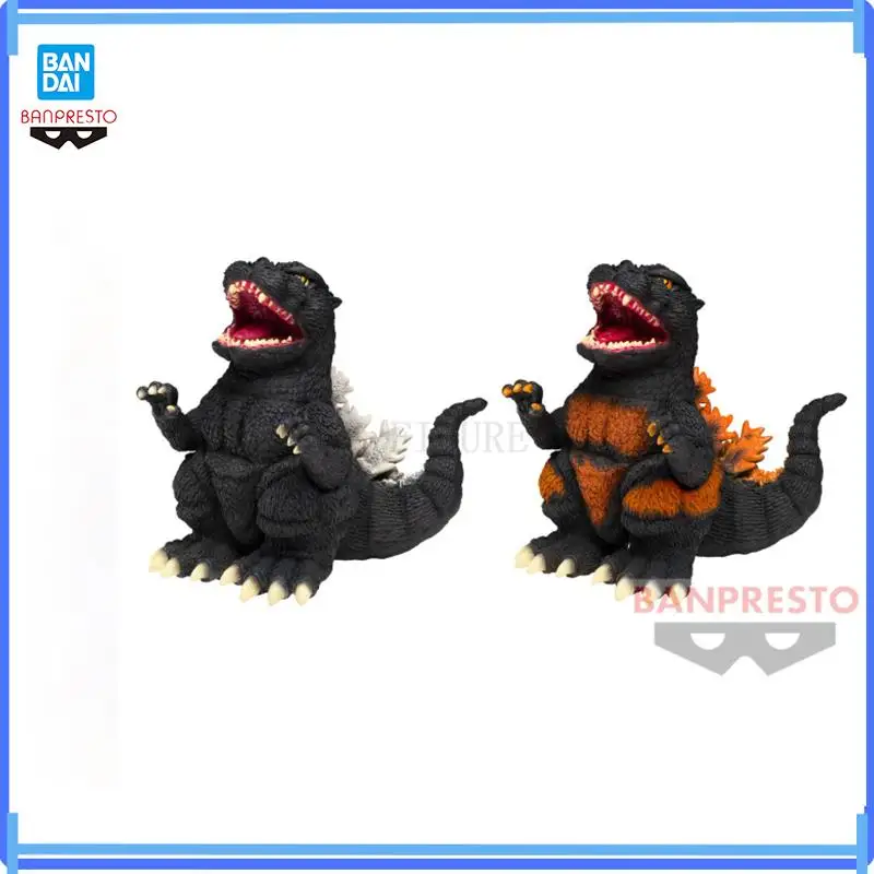 Bandai Original In Spot Banpresto Toho Monster Series Enshrined Beast Burning Godzilla Anime Model Figures Ornaments Boxed Toys