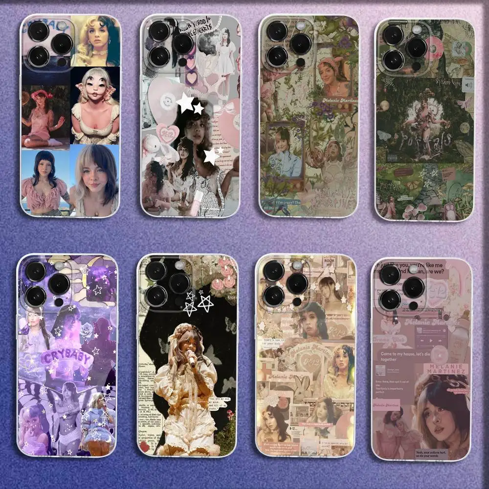 Phone Case For iPhone 16,15,14,13,12,11 Plus,Pro,Max,XR,XS,Plus,E,Mini Singer M-Melanie Martinez Girl COOL Transparent Cover