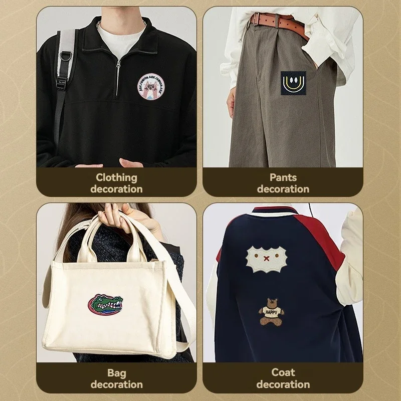 Cartoon Pattern Embroidery Cloth Sticker Cute Animal Computer Embroidery Seal Clothing Decoration Clothing Patch Patch Sticker