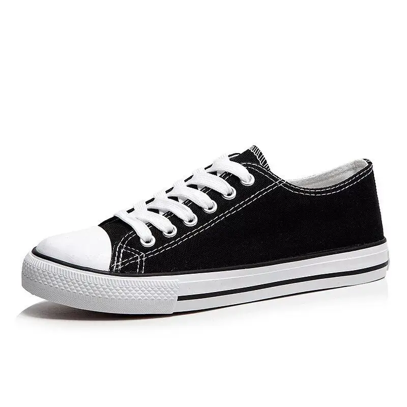 Women Canvas Flat Shoes New Summer Fashion Breathable Women Running Casual Thick Soled Low Top Wear Resistant Sports Shoes
