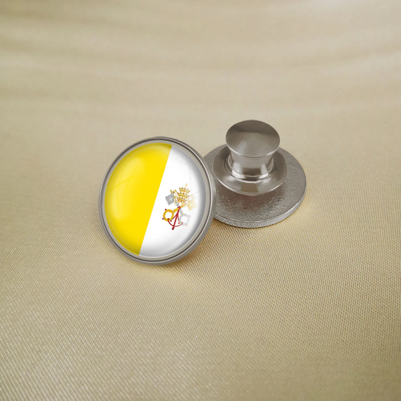 Vatican City National Flag Lapel Pins Country Badges