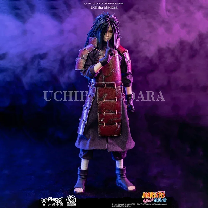 In Stock Naruto Shippuden Uchiha Madara 1/6 Scale Action Figures Original Rocket Toys ROC-005 Model Dolls Toy For Ornament Gift