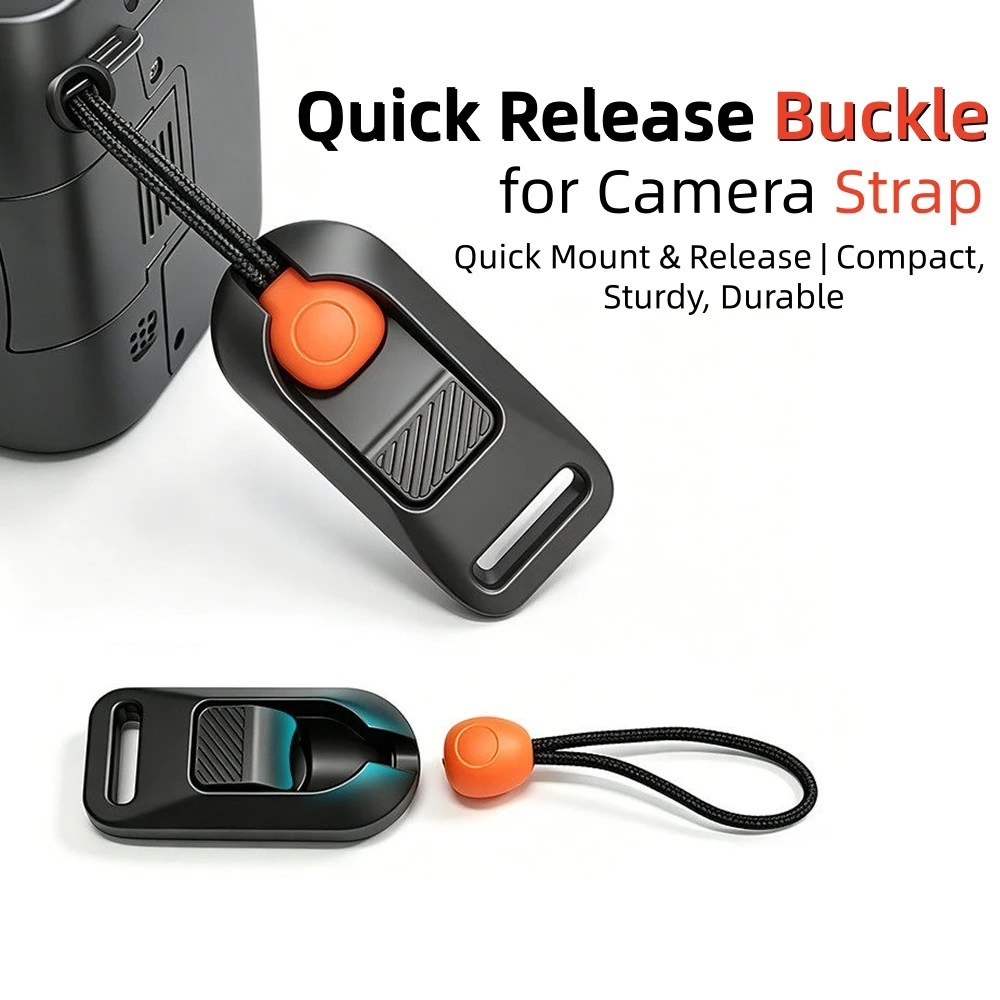 Camera Quick Release Buckle Wrist Lanyard Adapter Shoulder Strap Anchor for Canon Nikon Sony Fuji Mirrorles Camera Accessories