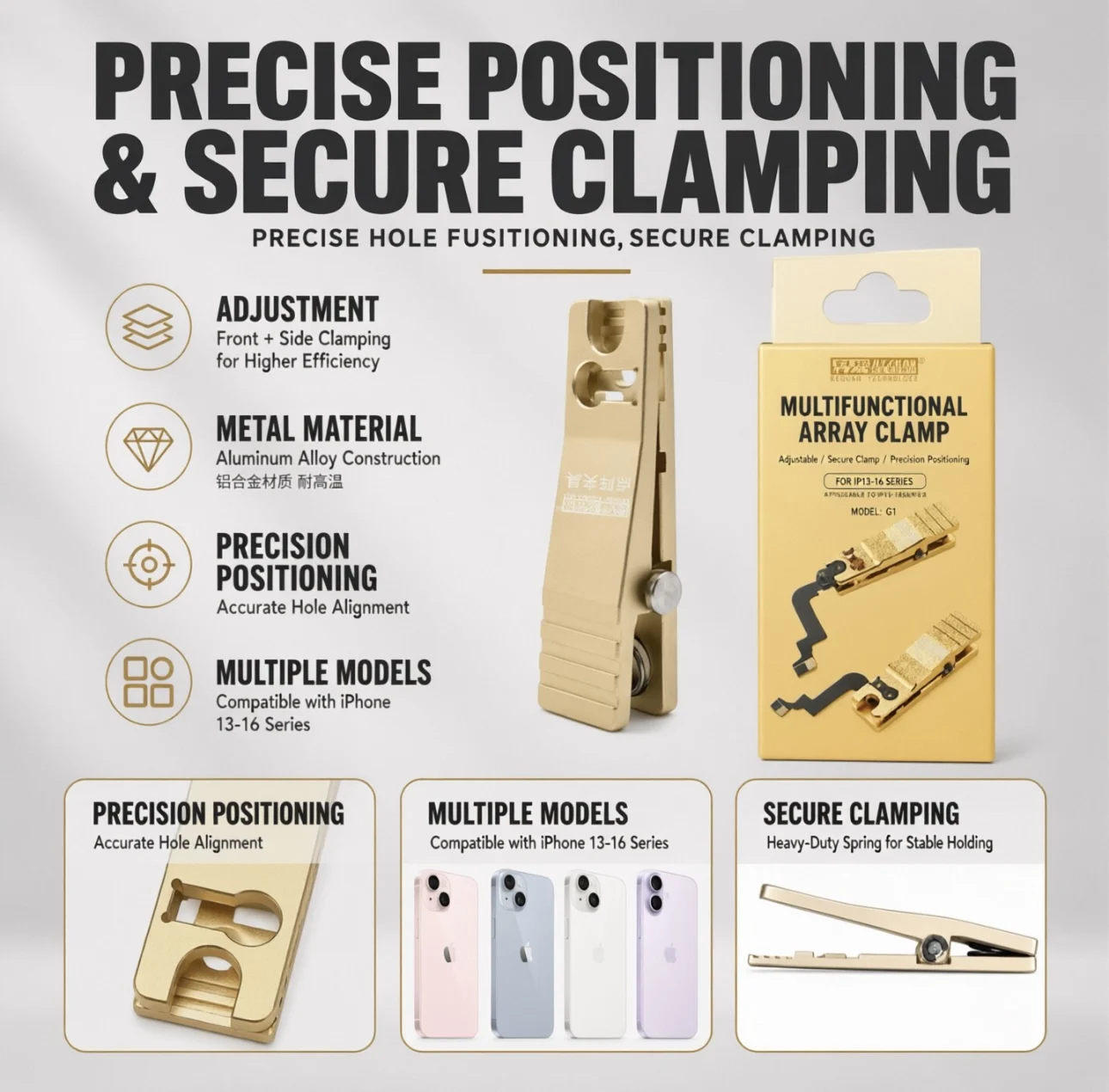 KEGUAN Fixture X-16 Series Professional Mobile Phone Repair Tools Precise Alignment and Efficient Preparation Artifact