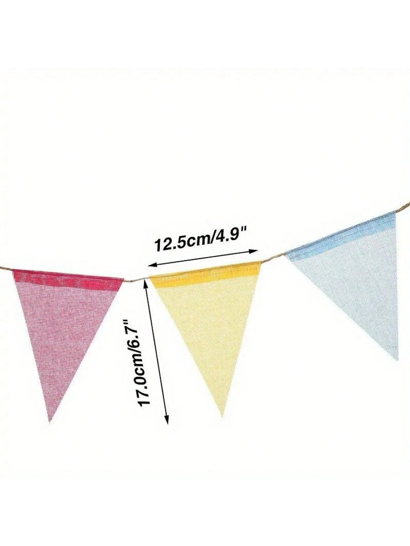 4m Burlap Reusable Vintage Linen Bunting Banner - Birthday Decoration, St St. Patrick's Day, Easter, Valentine's Day, Ramadan, Eid, Carnival, Party Decorations, Holiday Decorations, Classroom Decorations, Graduation Decorations, Carnival Decorations, Halloween Decorations, Anniversary Decorations, Thanksgiving Decorations, Outdoor Beautification.
