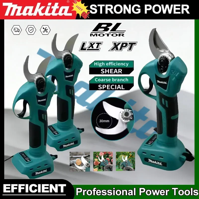 

Makita Garden Pruner Professional Cordless Electrician Scissors Pruning Shears Cutter Wireless Drills Tools