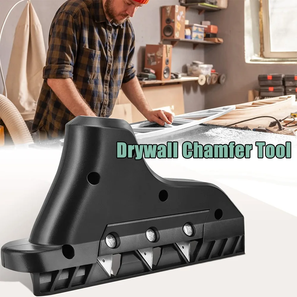 

Профессиональный строгальный станок для гипсокартона, ручной строгальный станок для гипсокартона, инструмент для обрезки гипсокартона, идеальный угол 45 градусов, снятие фасок, деревообработка