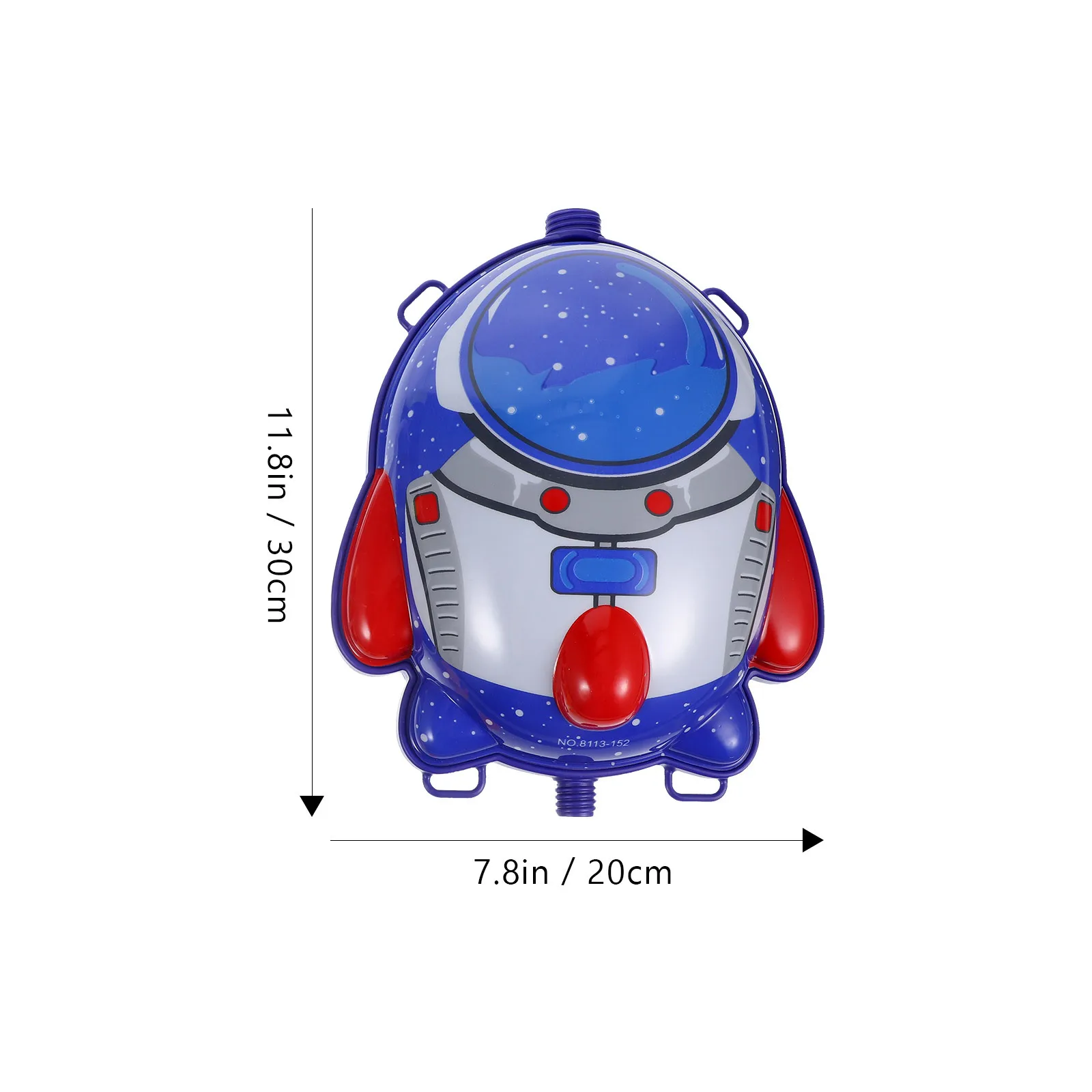 1Set Ransel Air Pola Kartun Plastik Tahan Lama Mainan Kolam Renang Luar Ruangan Anak-anak Kesenangan Musim Panas Tahan Benturan Jarak Jauh