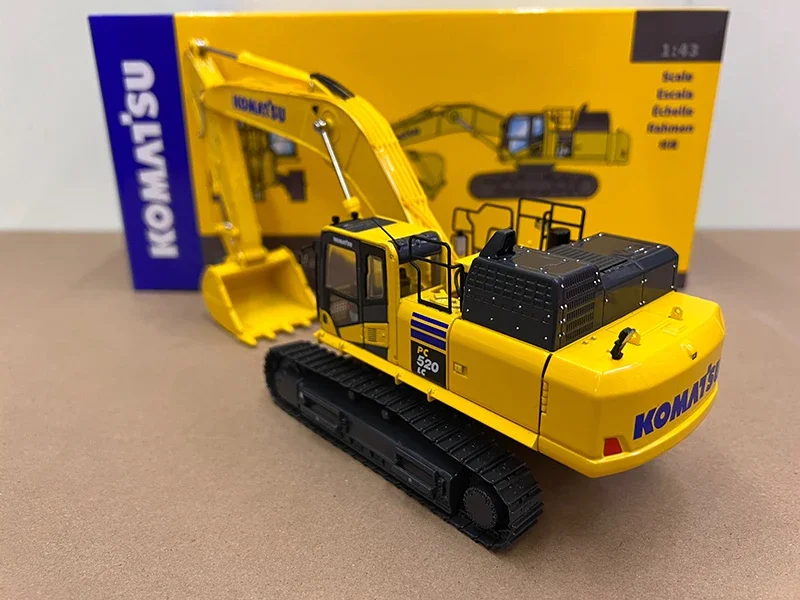 Diecast 1:43 Komatsu 2024 PC520LC-11M0 Excavator Alloy Engineering Truck Model Toy Collectible Ornament Gifts