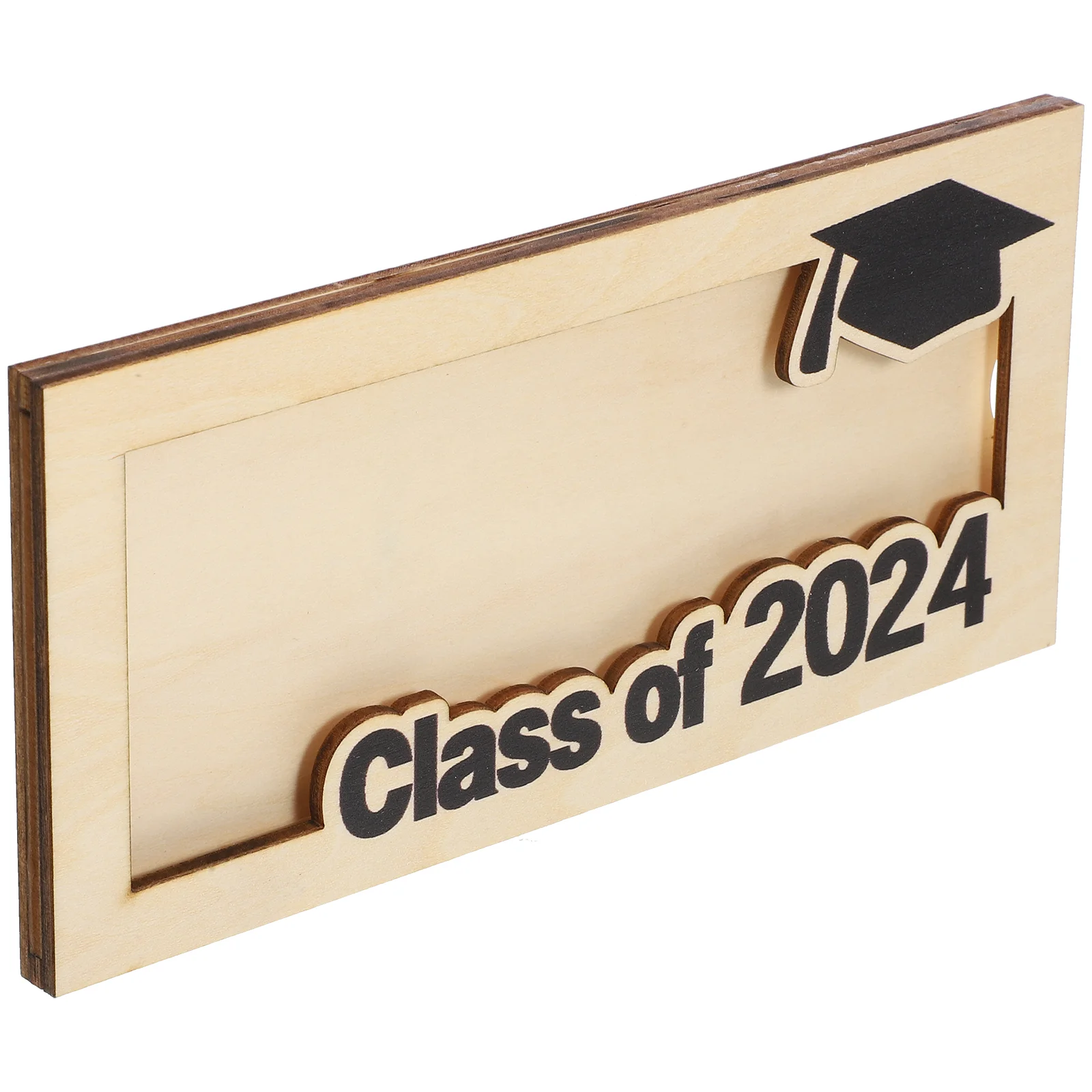 Portafoglio per laurea Busta in legno Porta soldi Clip per carte Portaoggetti Contenitore per contanti fai-da-te Gli ornamenti regalo