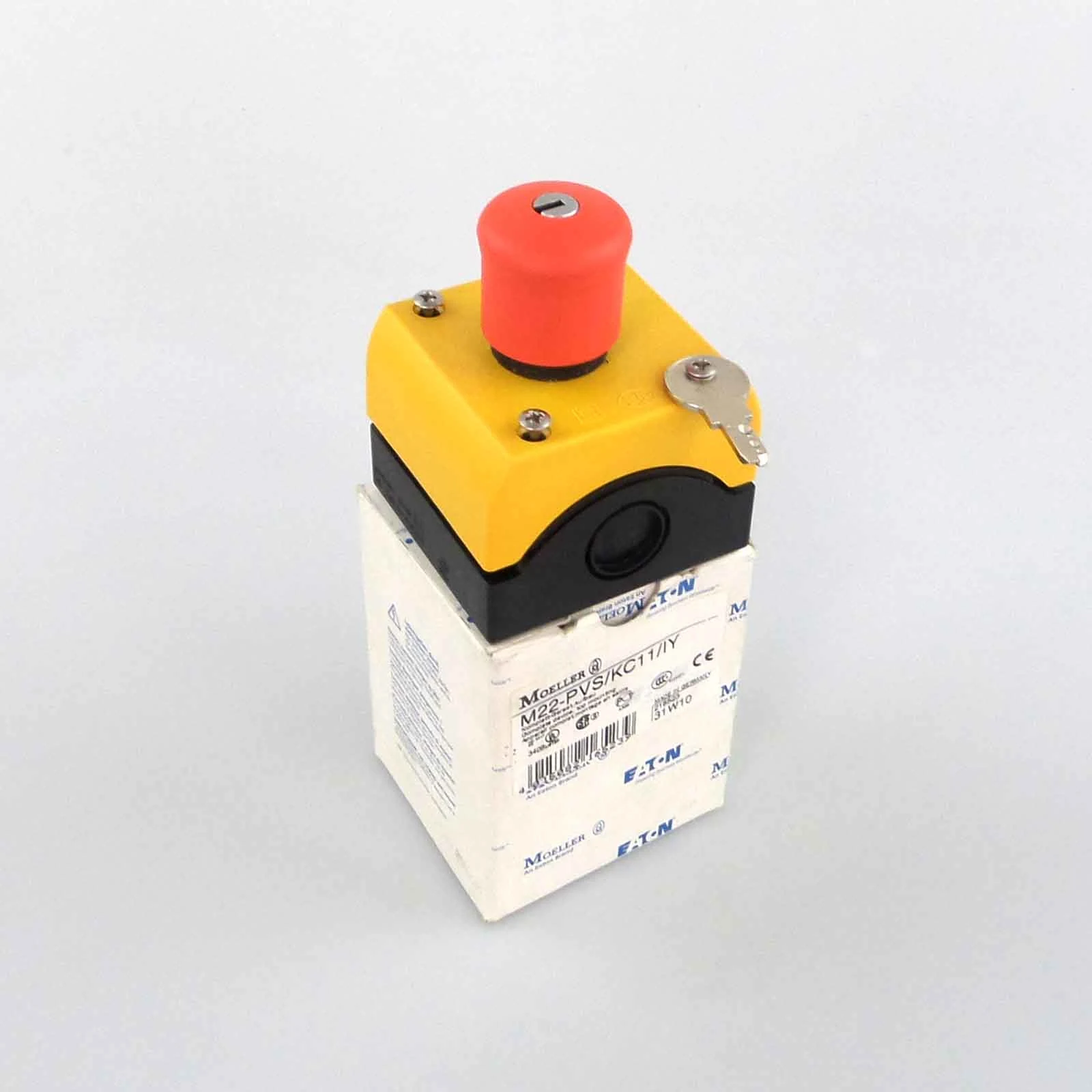 M22-PVS/KC11/IY - Housing, Emergency stop/emergency switching off pushbutton 216523