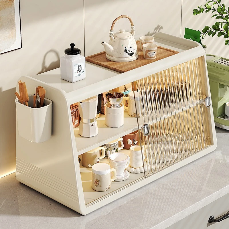 

Storage Artifact Premium Tea Set Cup Holder Coffee Storage Rack Cup Water Cup Light Luxury Storage Rack Mug Kitchen Organizer