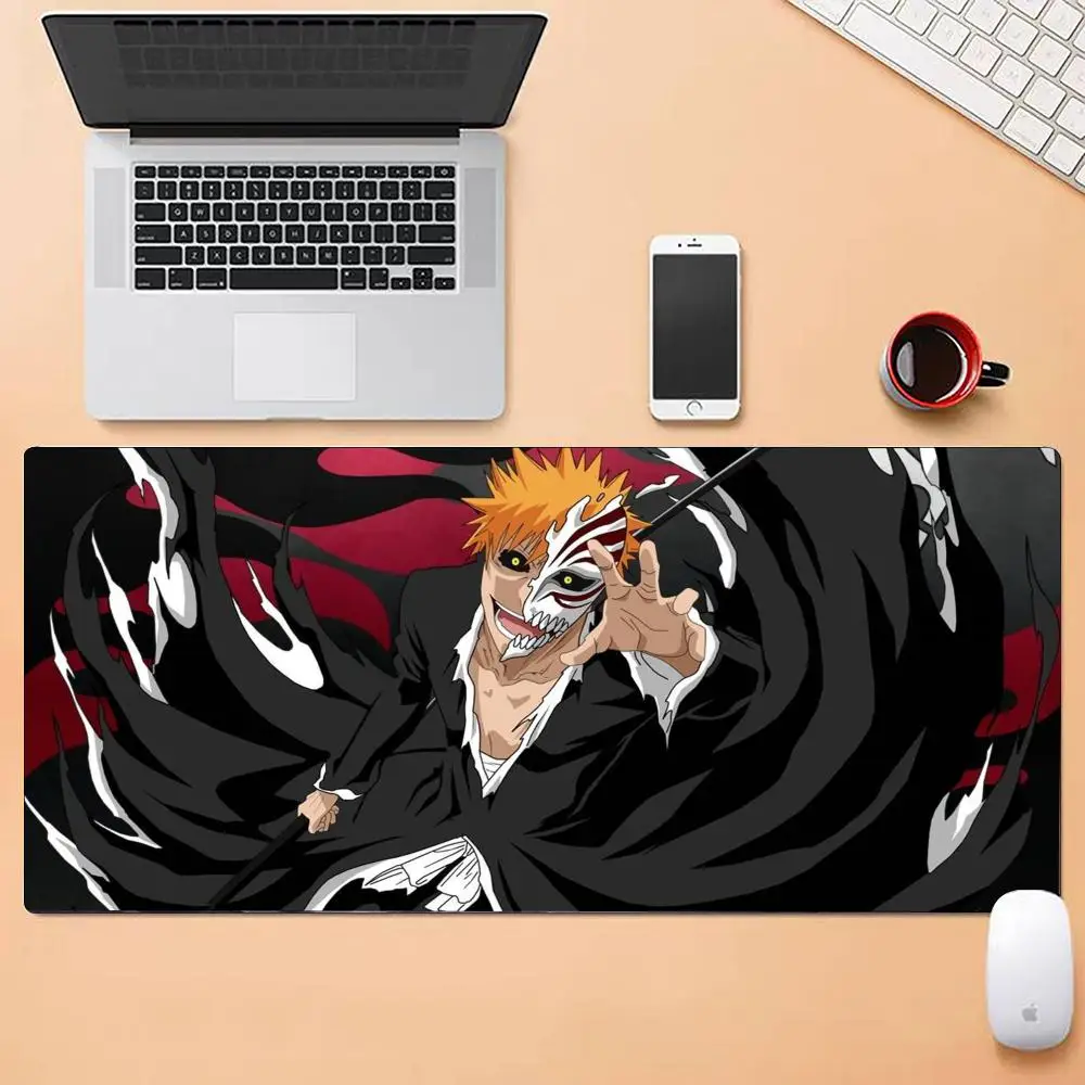 Hot Anime BLEACH Mouse Pad Multiple Sizes Large Square Computer Office Game Table Mats Rubber Anti-slip Mousepads
