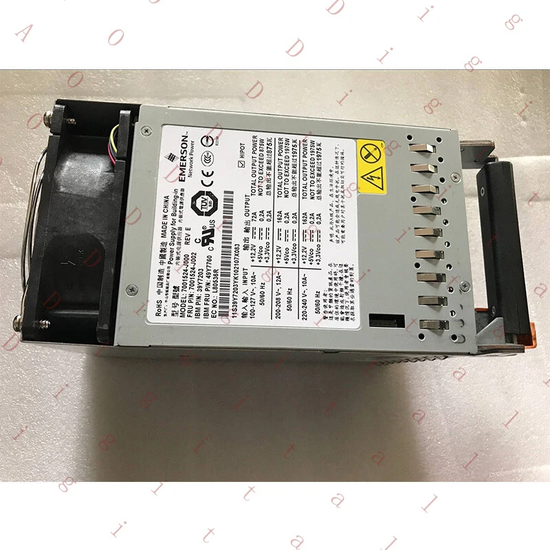 

WW 39Y7203 49Y7760 7001524-J000 Для сервера IBM X3850 X5 Блок питания 1975 Вт