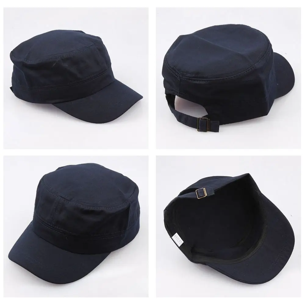 Outdoor Summer Sunscreen Fisher  Hats Women Men Flat Top Caps Men  Cap Bone Cap Cadet Hat