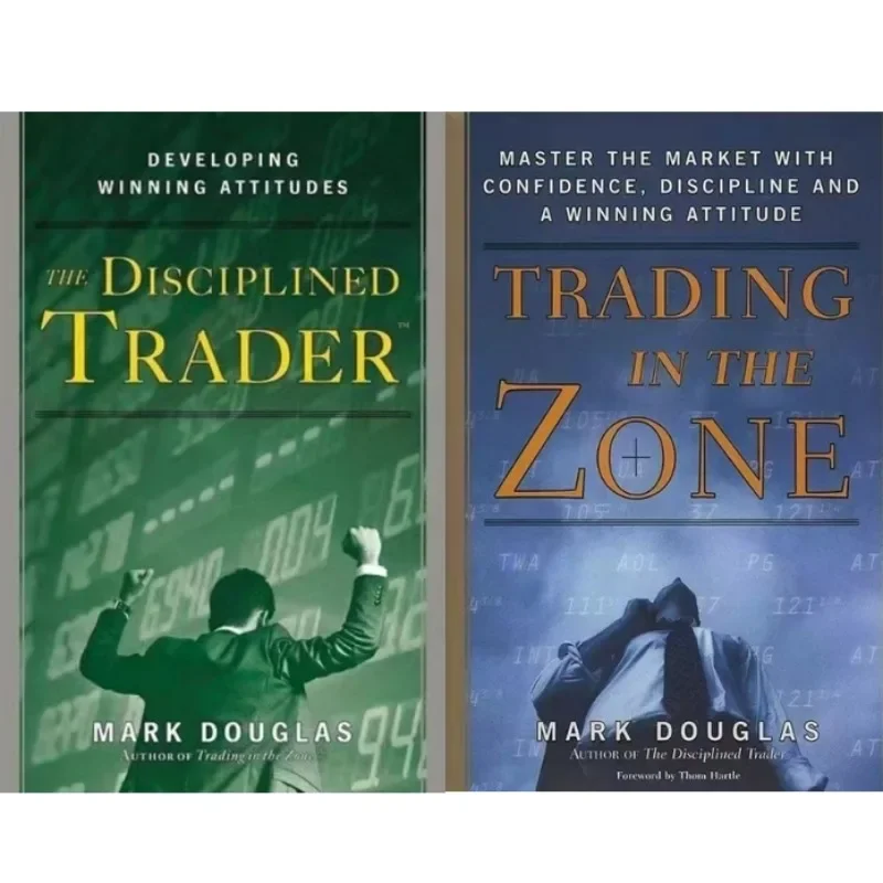 2 Books/Set By Mark Douglas Trading In The Zone And The Disciplined Trader Book Paperback in English