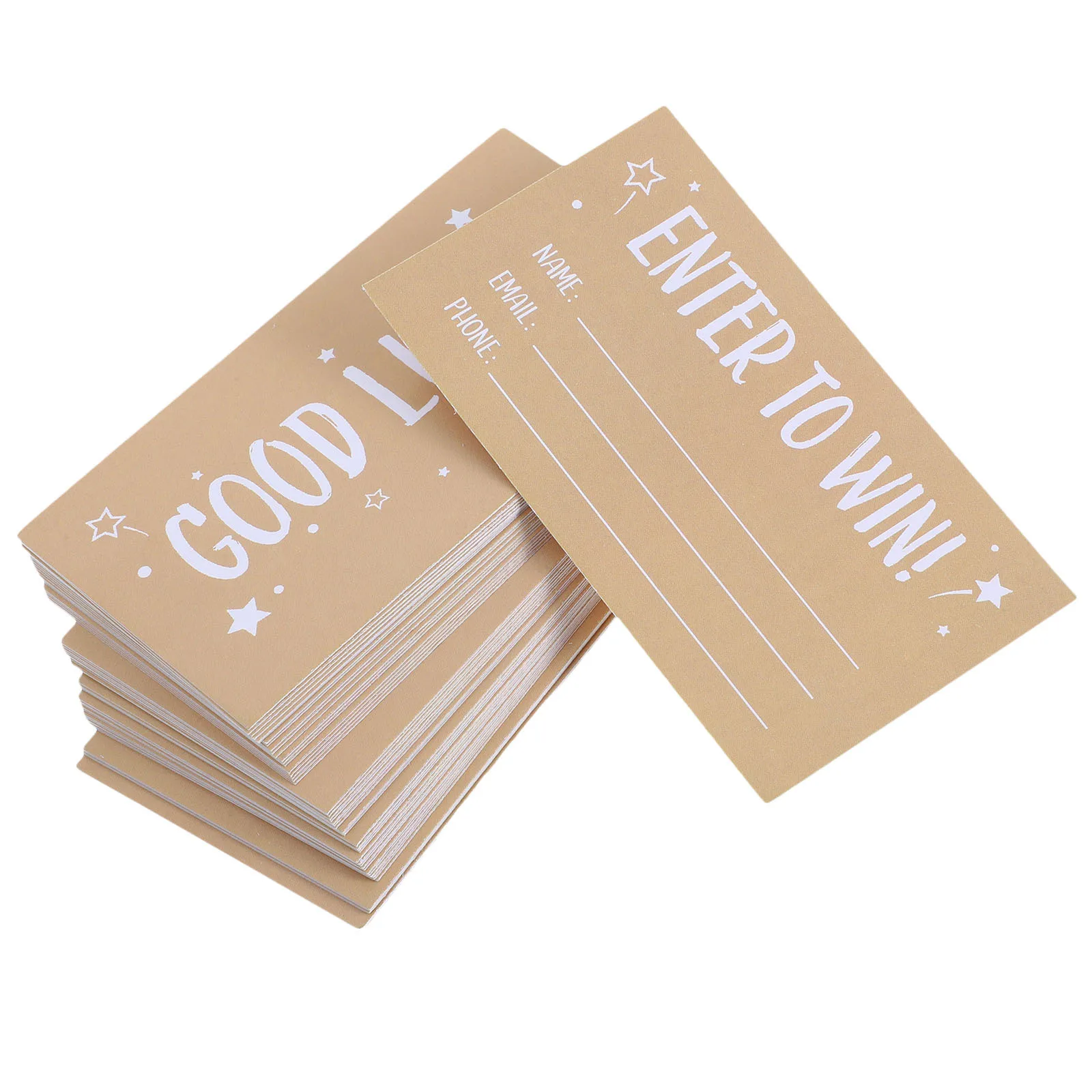 

200pcs Blank Raffle Tickets Card Stock Name Email Phone Number Fields Entry Forms For Corporate Events