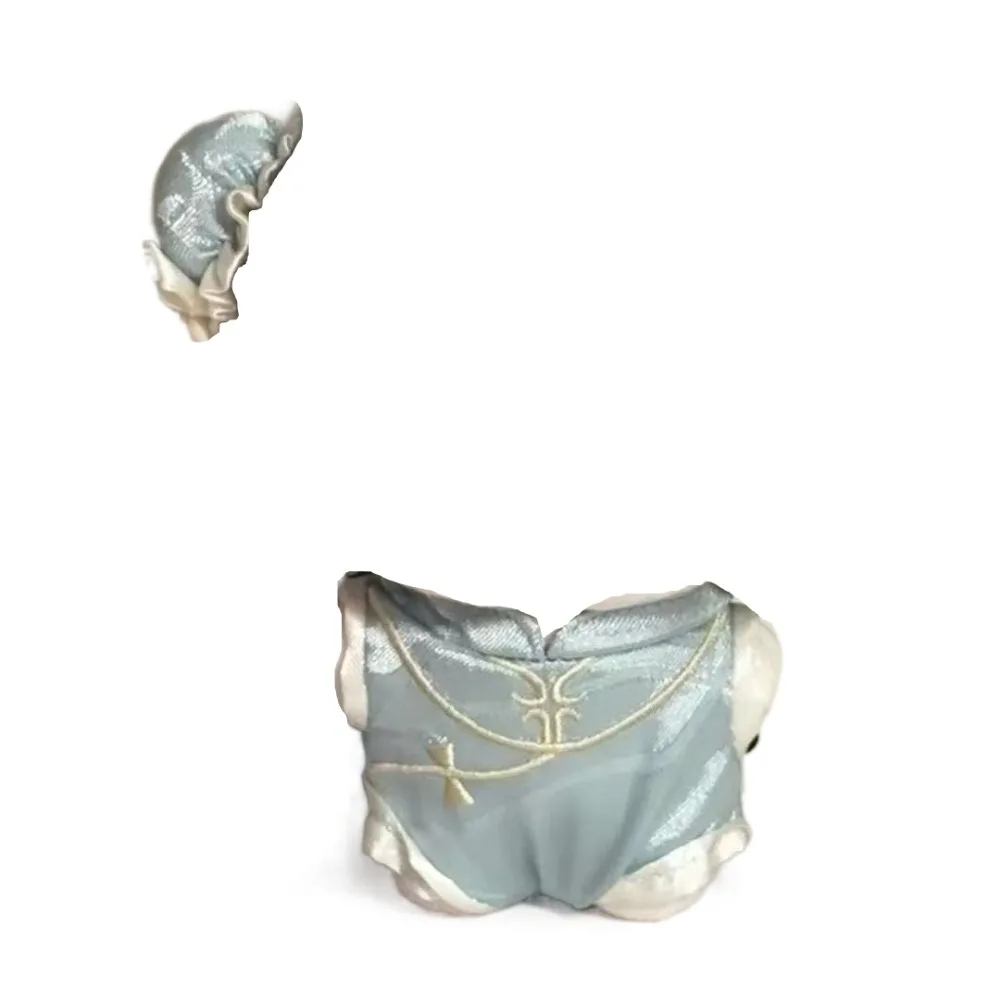 

Cartoon Design 10cm Doll Dress Soft Cotton DIY Idol Cotton Doll Outfit Cute Miniature Clothes Doll Replacement Clothing