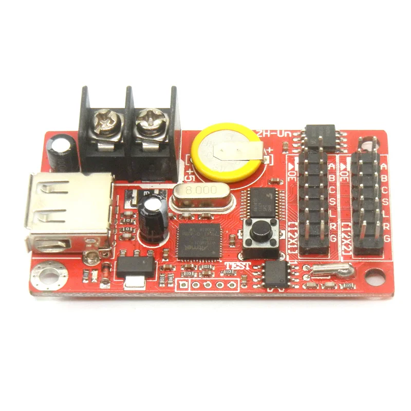 Imagem -06 - Zh-un Usbu-disk Led Controler 320*32pixels Max 20 Pcs P10 Screen Panel Module Suporte Electronic Board Display Control Card