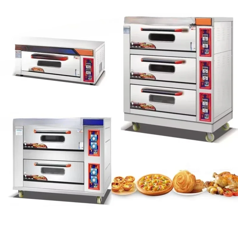 Bread oven Electric gas Double desk Commercial , baking , worker