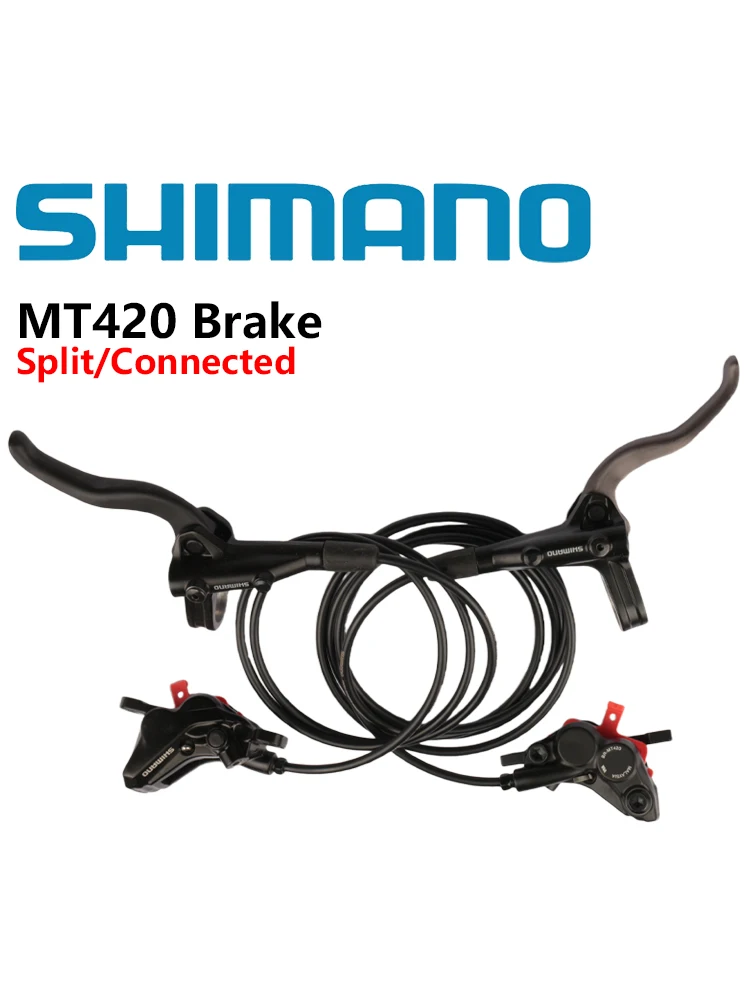 AliExpress SHIMANO DEORE MT420 Hydraulic Disc Brake Set BL-MT401 Brake Lever And BR-MT420 Brake Caliper 4 Pistons For MTB Original Shimano