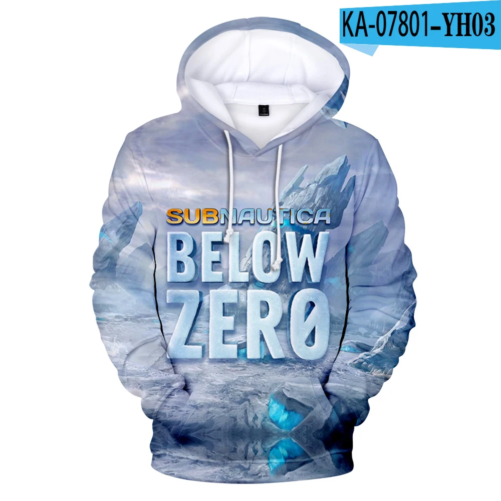 Subnautica Below Zero 3D Printed Hoodies Game Sweatshirt Men Women Fashion Hoodie Pullover Streetwear Tops Oversized Tracksuit