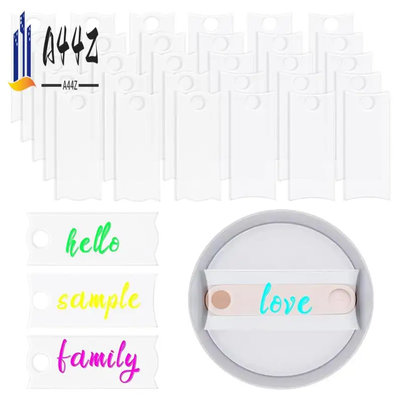 

A44Z-30PCS Sublimation Acrylic Name Plates Holder For Stanley
