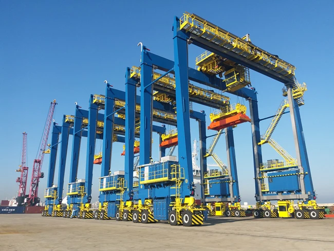 High Quality Gantry Cranes With Core Motor Component Premium Tire Crane