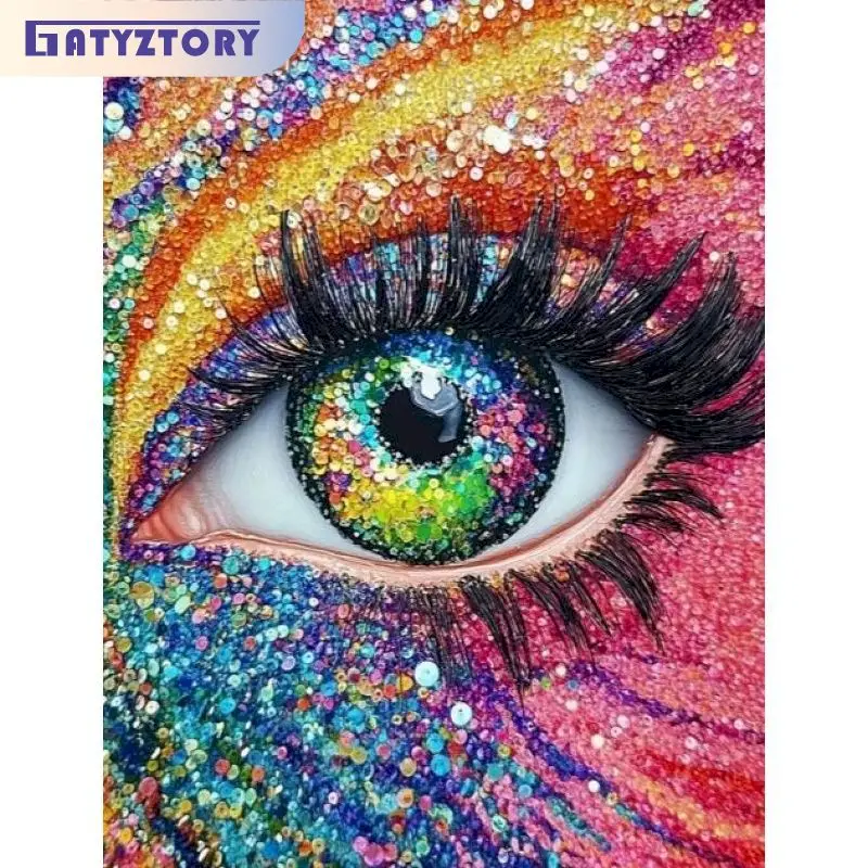 

5d Diamond Painting Art Supplies Rhinestone Art Crafts Eye Scenery Full Round/Square Paint By Diamonds For Adults Diamond Art