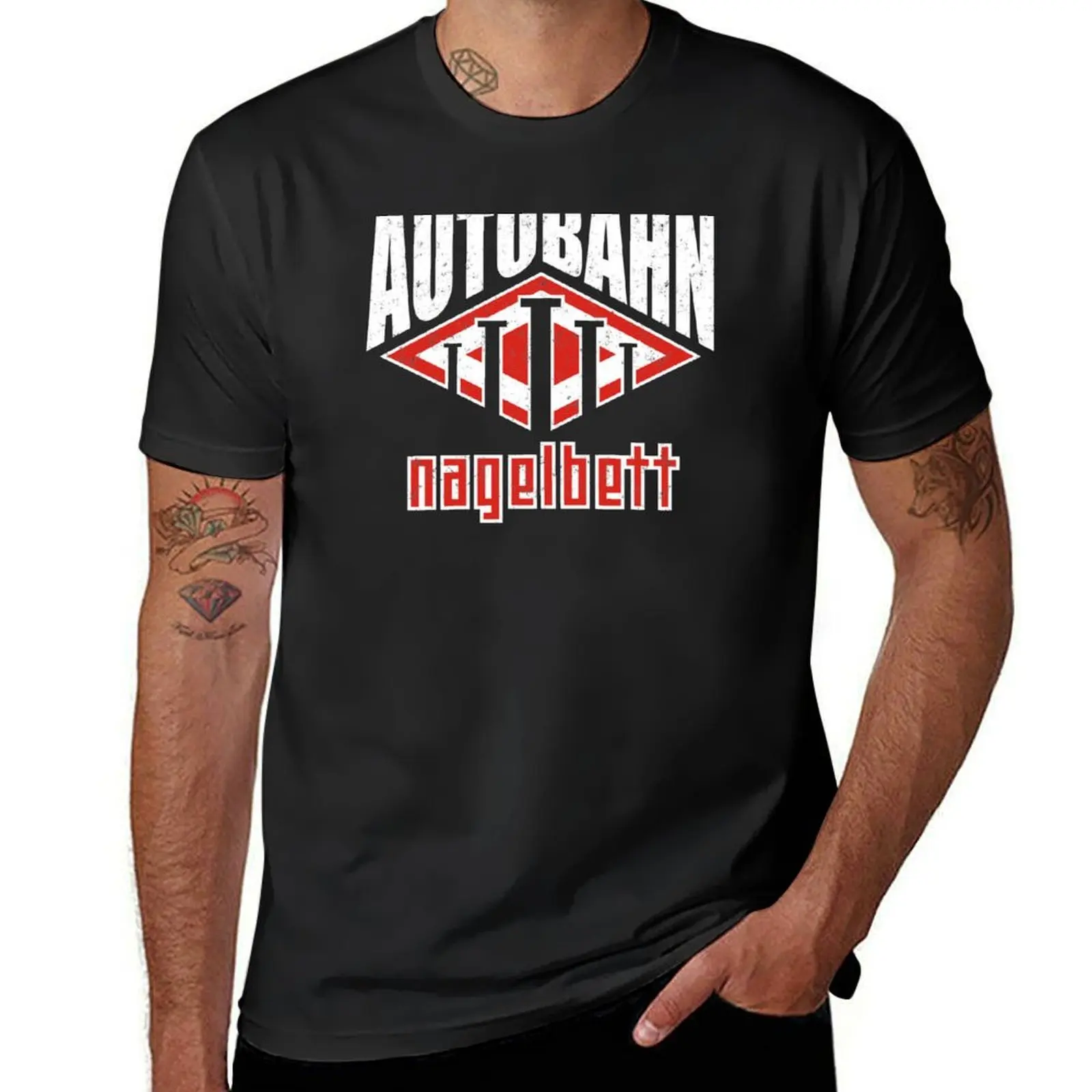 

Autobahn - Nagelbett T-Shirt hippie clothes anime figures boys whites anime t shirts anime shirts men