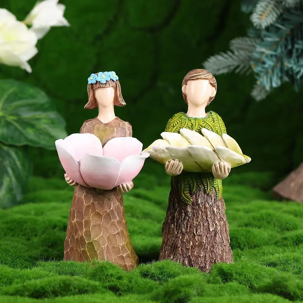 

Лесная пара, мальчики и девочки, кормушки для птиц, уличные сады, лужайки, ухили, поделки из смолы, украшения двора