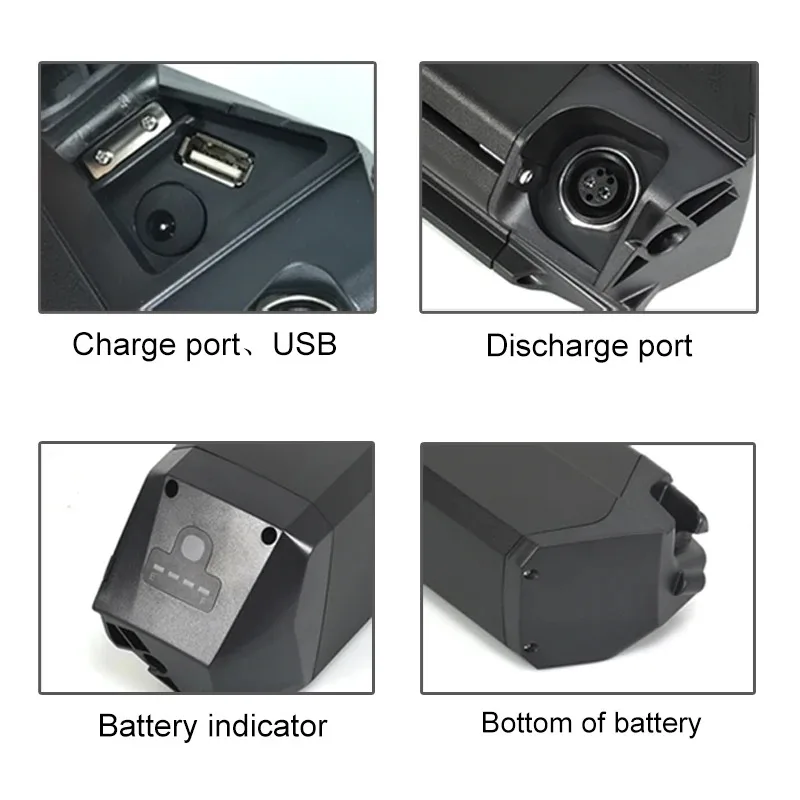 Dorado 48V 30AH 35A Ebike Rechargeable Lithium Battery Pack with 18650 Optional Cells for Electric Bicycle MTB Mountain Bike