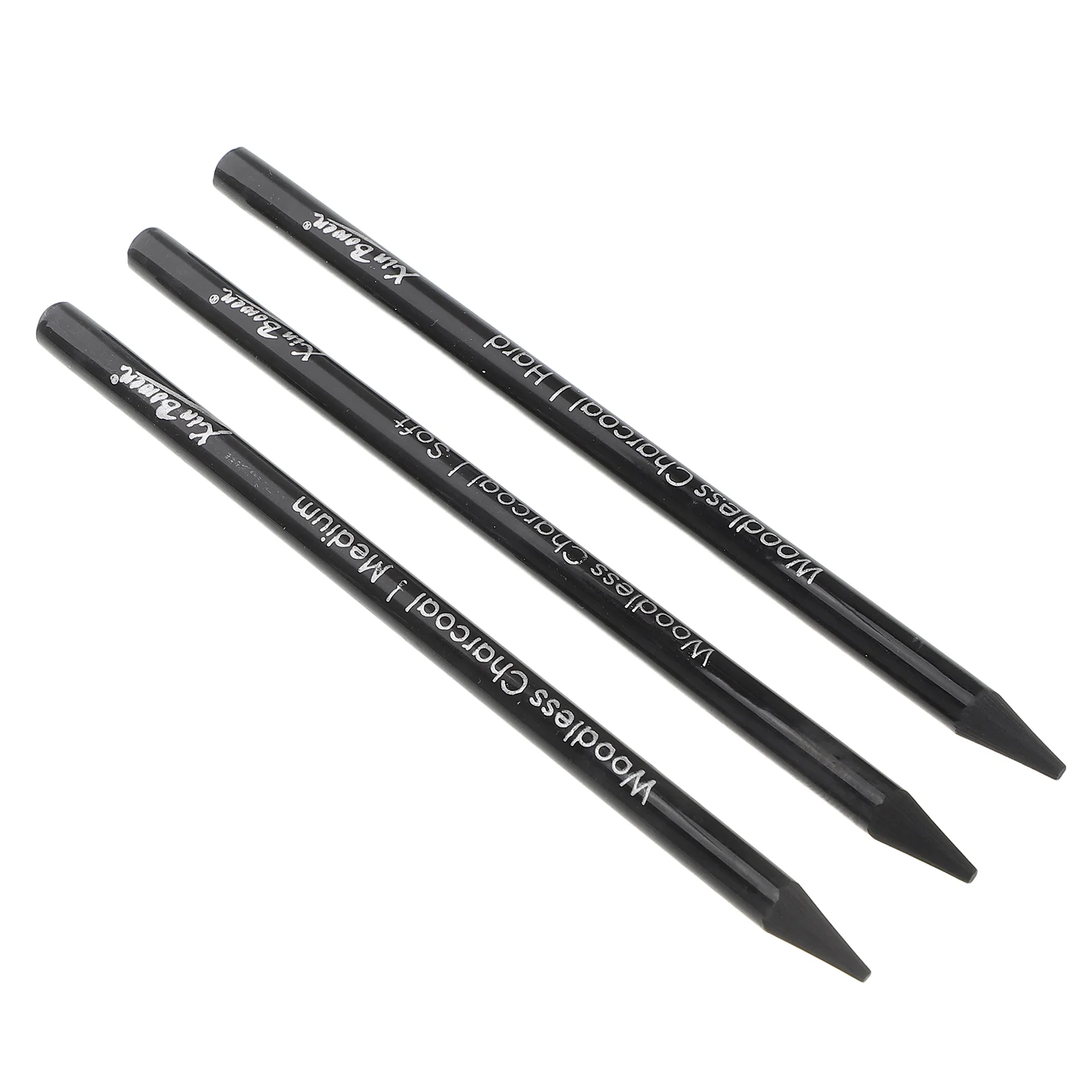 3 Pcs Other Supplies Sketch Charcoal Pencil Carbon Woodless Colored Pencils