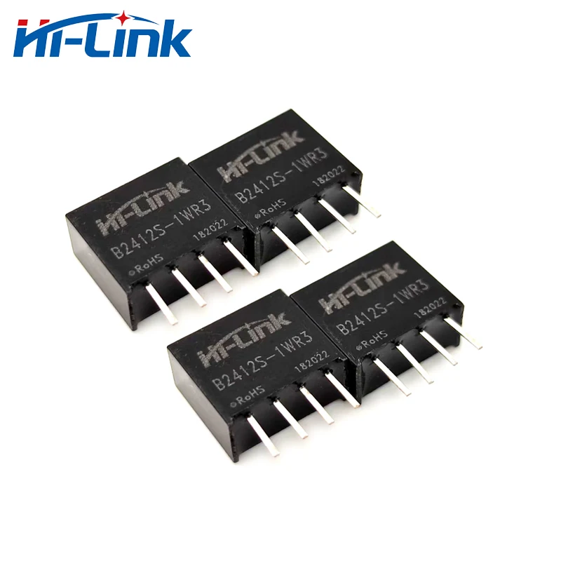 Free Shipping 50pcs/lot Hi-Link Mini B2412S-1WR3 1W 24V to 12V 84mA DC DC Power Supply Intelligent Module Smart Home In Stock