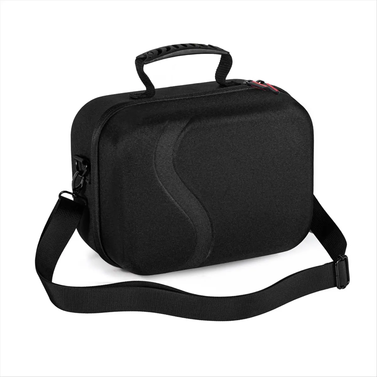 Okay VR Carrying Bag for Meta Quest 3S Shockproof Protective VR Glasses Travel Case Bag for Quest 3S VR Accessories Black