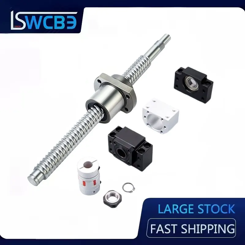 

Прецизионная шариковая гайка SFE1616 SFE2020 SFE2525 SFE3232 SFE40 Концевая обработка + опорное гнездо BKBF + корпус гайки DSG + муфта XB