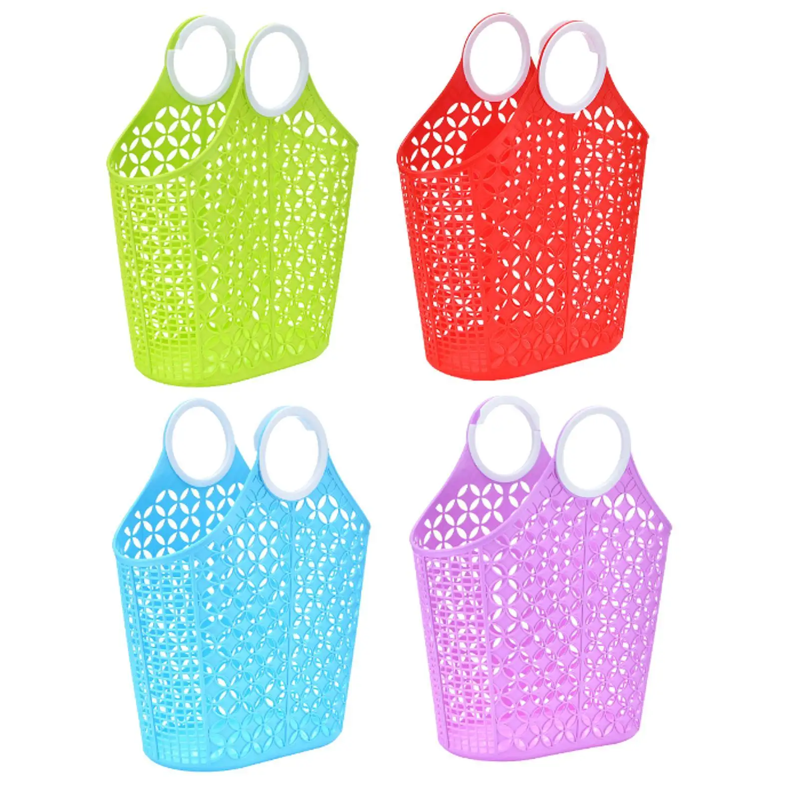 

Shower Basket, Bath Basket with Handles, Toiletry Bag Bin, Shower Organizer for College Dorm