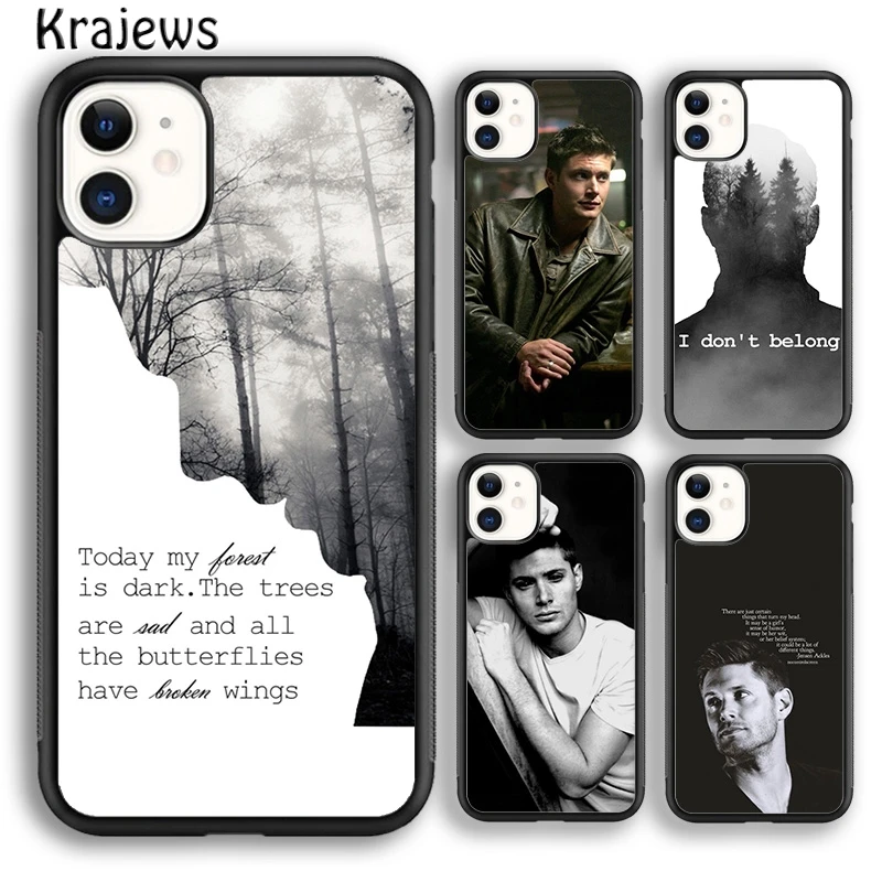 dean winchester supernatural Phone Case Cover For iPhone 16 15 14 plus XS XR 11 12 mini 13 pro max coque Shell Fundas