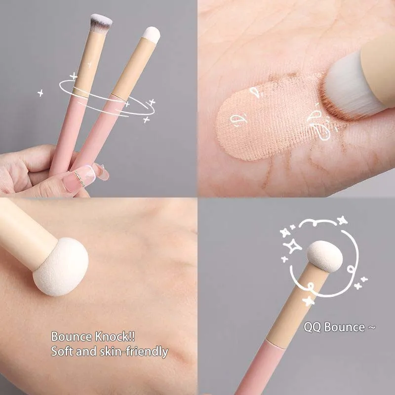 Hoge Kwaliteit Make-Up Borstels Mantou Spons Concealer Borstels Lippenstift Make-Up Borstel Cosmetische Hulpmiddelen Foundation Concealer Borstel