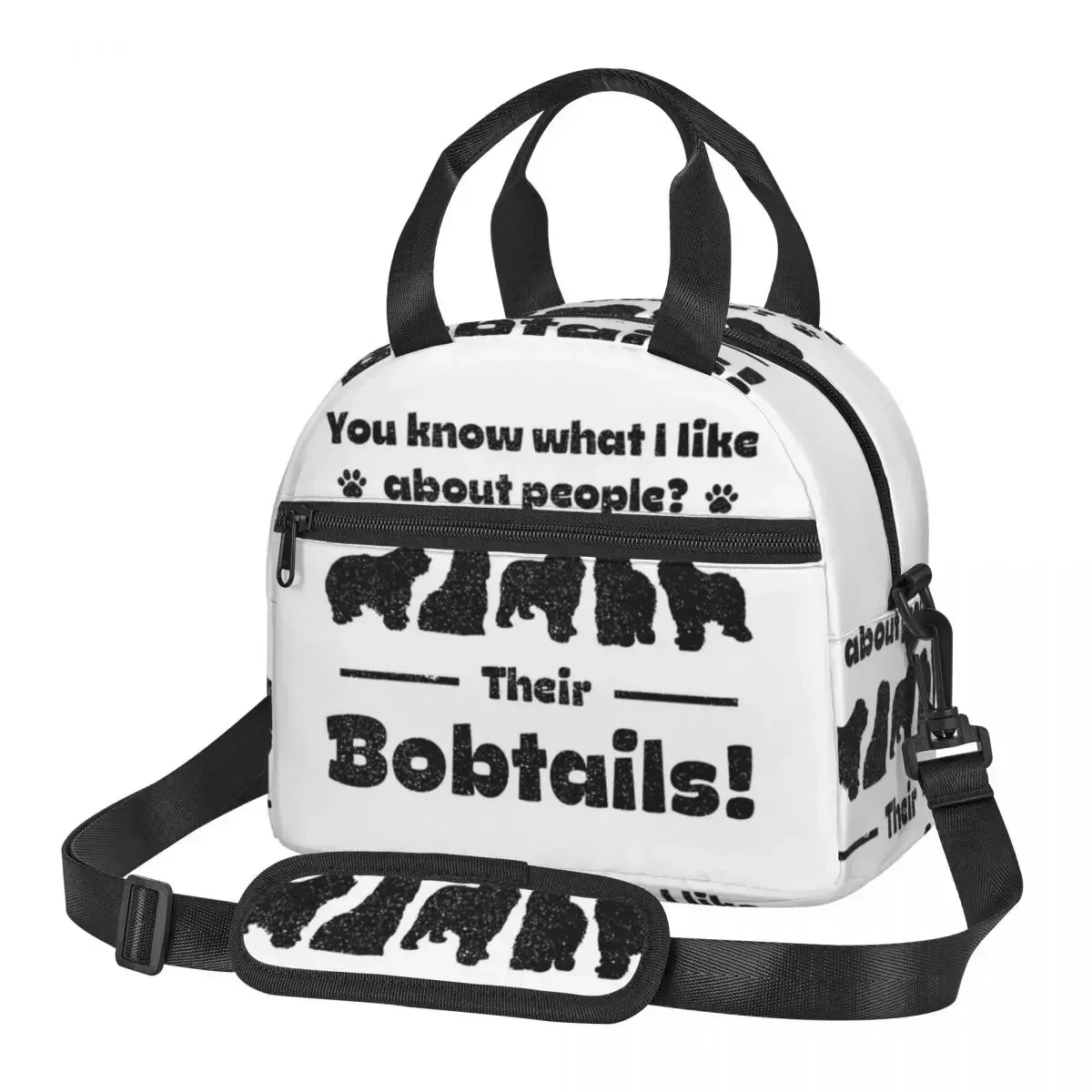 

Professional Old English Sheepdog Groomer Lunch Bags Bento Box Portable Lunch Tote Picnic Bags Cooler Thermal Bag for Woman work