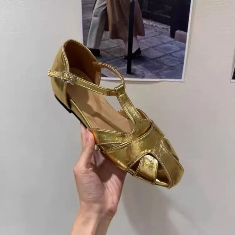 Women's head-to-toe flat sandals, comfortable and soft, suitable for beach casual wear. A new summer lightweight walking shoe - view 5