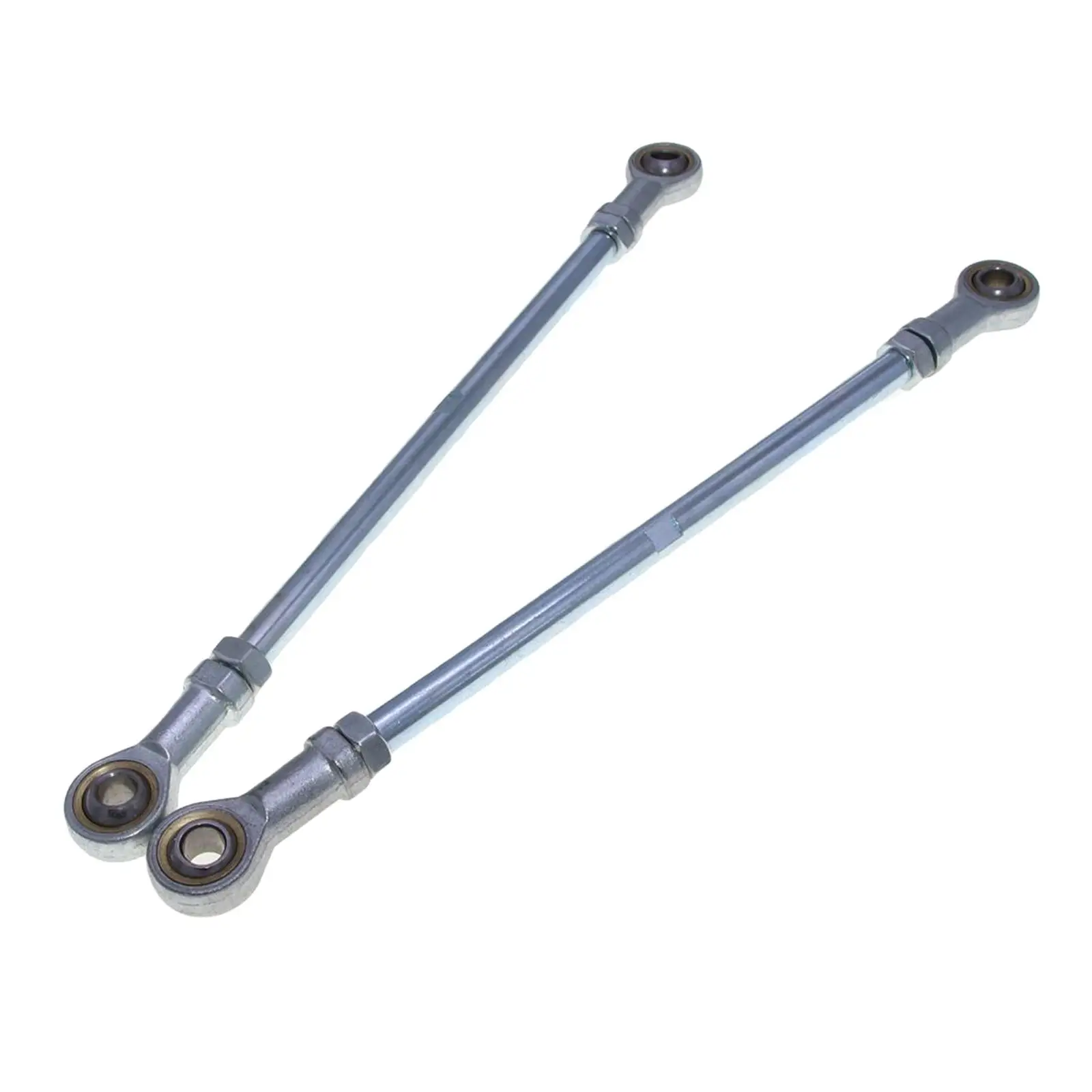 2x M10 Metal Bolt Tie Rod Ball Joiner Steering Shaft Assembly Aluminum Steering