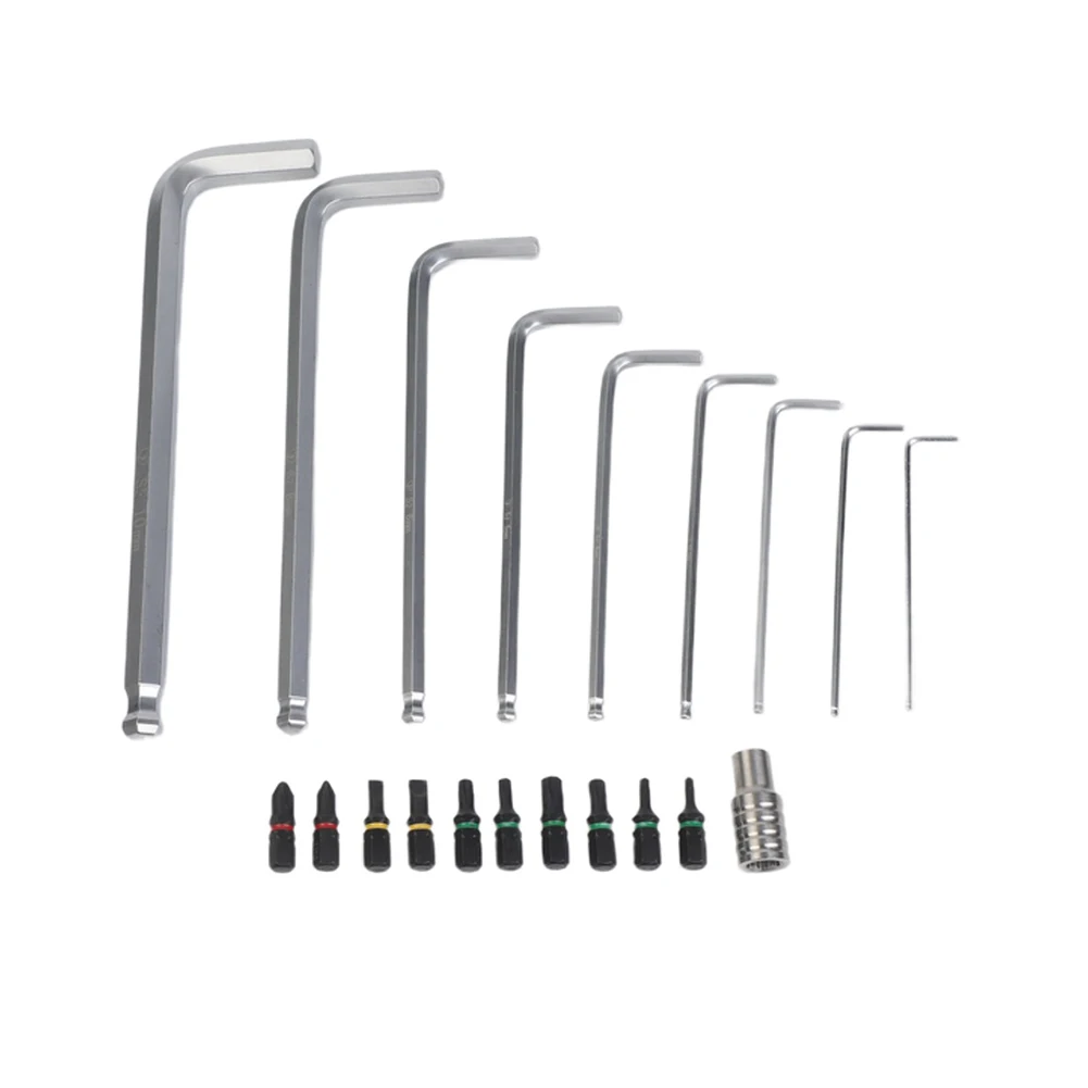 Automotive Tool Kit Ball Head Wrench Auto Repair Accessories Enhanced Torque Design H6.3 Bit Adapter Machinery Maintenance