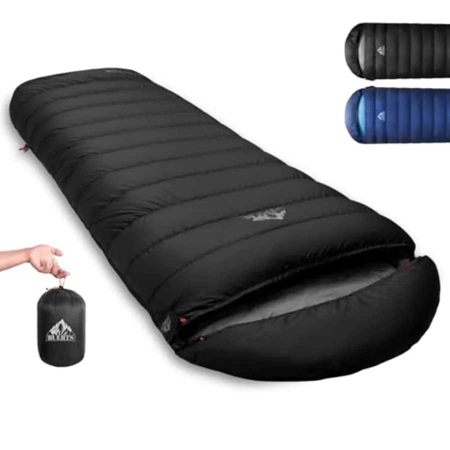 

Down Sleeping Bag for Adults. 680FP Ultralight Portable Backpacking Sleeping Bag for Hiking Camping Mountaineering expeditions