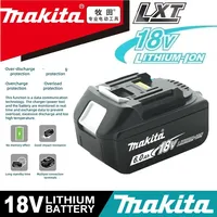 Original MAKITA 18V Rechargeable Battery 18V 3Ah 5Ah 6Ah Lithium Ion Cell With Battery indicator For Makita Power Tools Battery