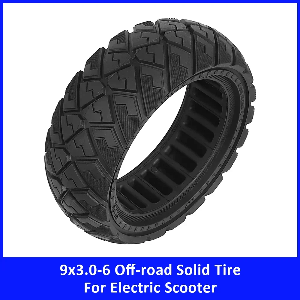 

9x3.0-6 Off-road Honeycomb Solid Tire for Electric Scooter Accessories 9 Inch Non-Pneumatic Explosion-Proof Honeycomb Tyre Parts