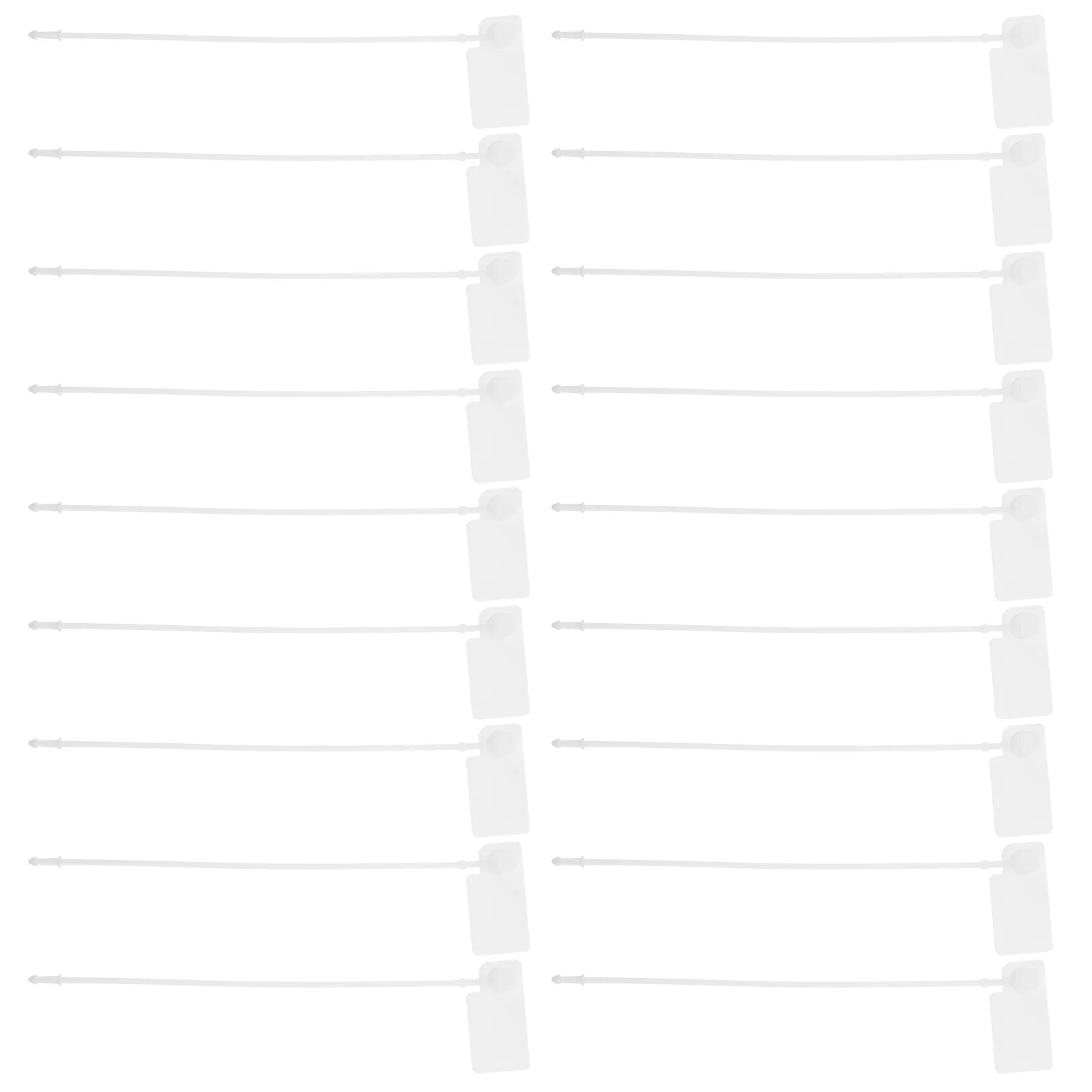 

100 Pcs Anti-adjustment Shoe Buckle Large Quantity Ties Plastic Wire Tamper Cable Self-locking