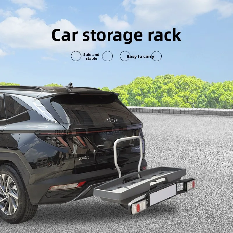 Car Luggage Frame, Rear Back Rack, Car Storage Basket, Off-road SUV Modified Travel Luggage Rack
